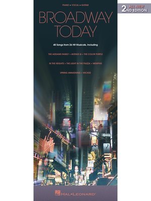 cover image of Broadway Today--All-New  (Songbook)